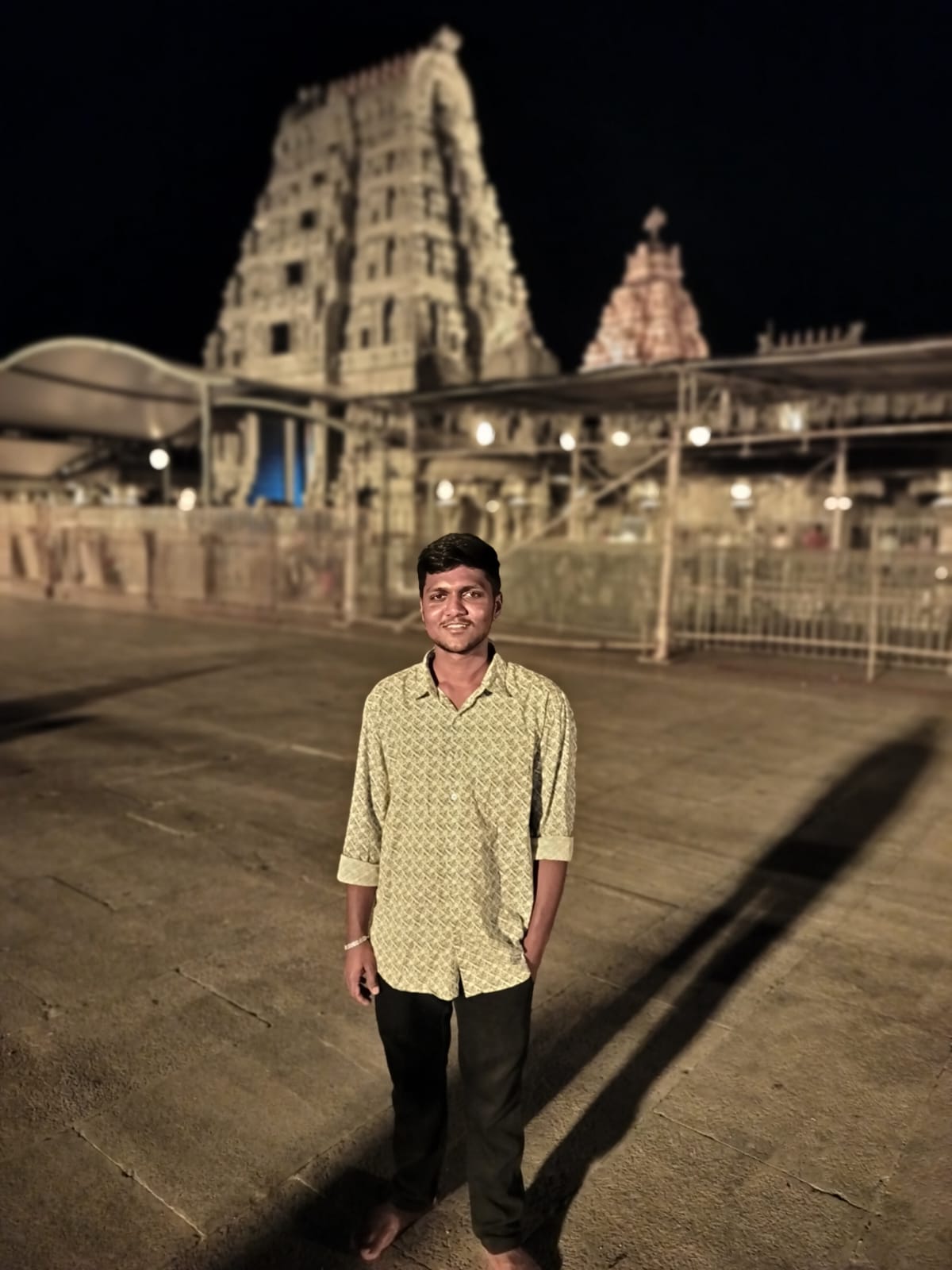 Featured Portrait - Temple Gopuram Glow